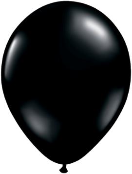 Black Qualatex Balloon - 11"