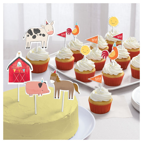 Barnyard Birthday Paper Topper Kit