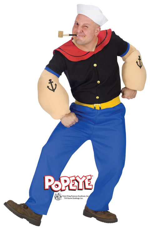 POPEYE ADULT COSTUME 6' 200LBS