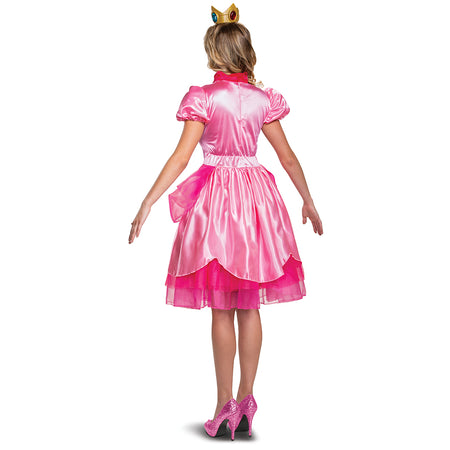 Costume de la Princesse Peach - Adulte (Mario Bros)