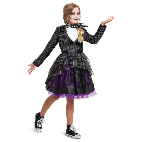 Jack Skellington Costume with Deluxe Tutu - Girl