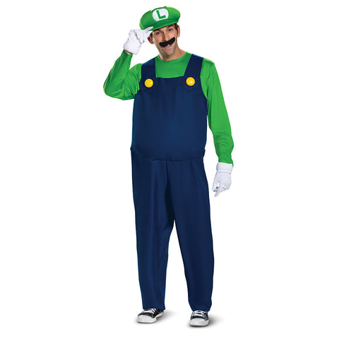 Costume de Luigi deluxe - Super Mario - Adulte