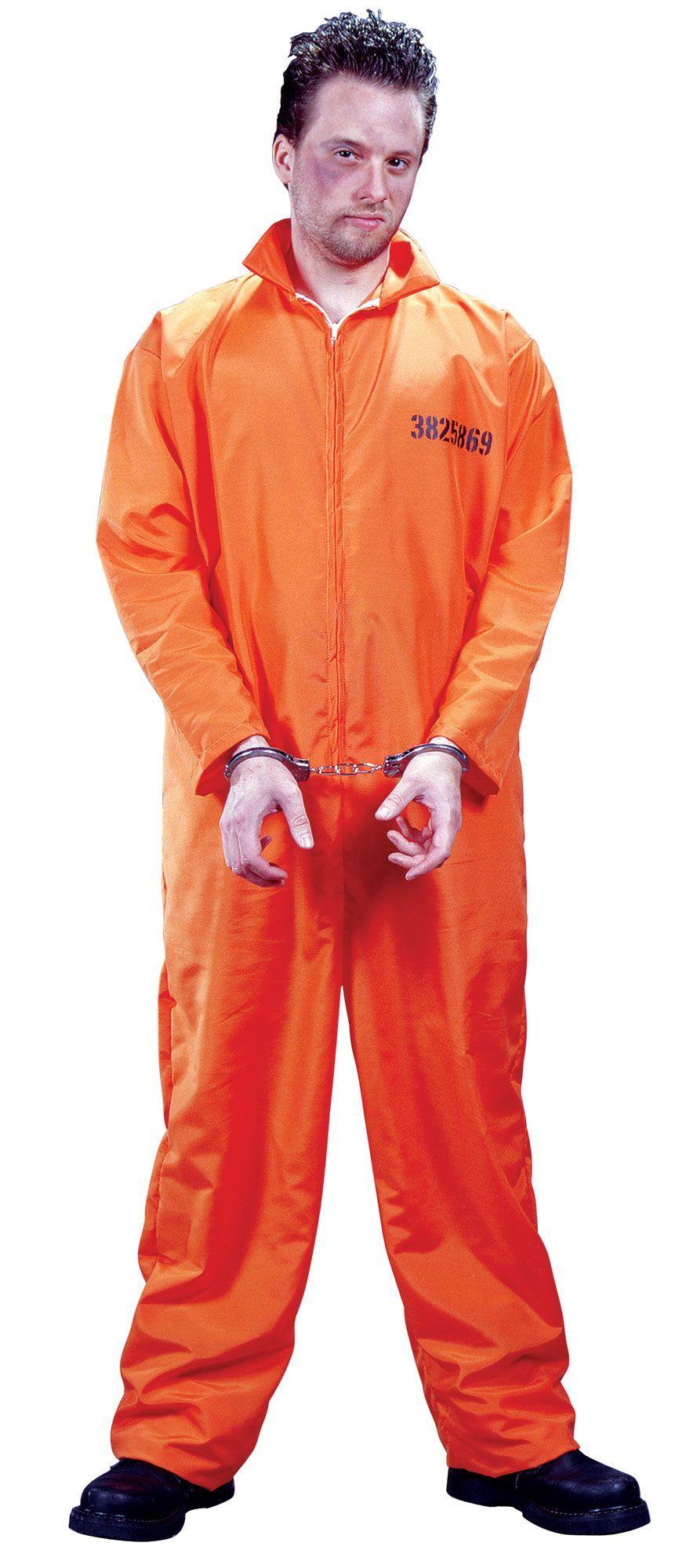 Costume de Prisonnier Orange - Homme
