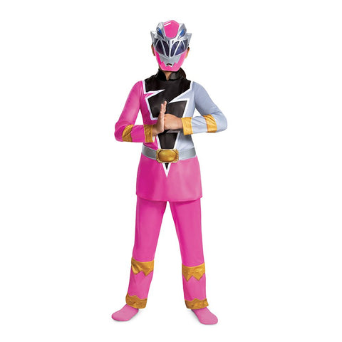 Power Ranger Dino Fury Costume - Pink - Child