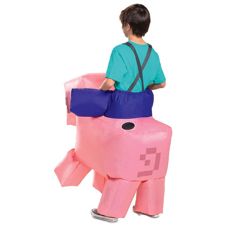 Cochon gonflable - Enfant- Minecraft