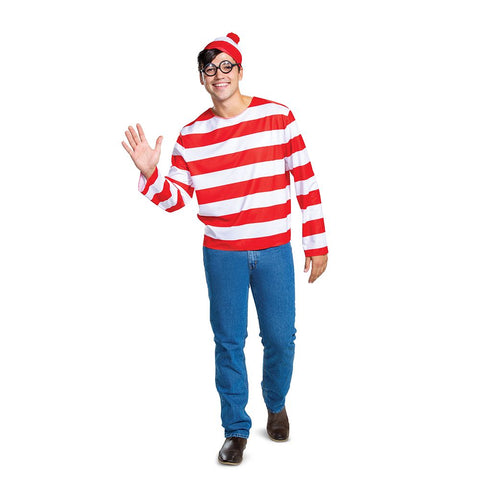 Where's Wally Costume - Adult