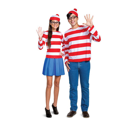 Where's Wally Costume - Adult