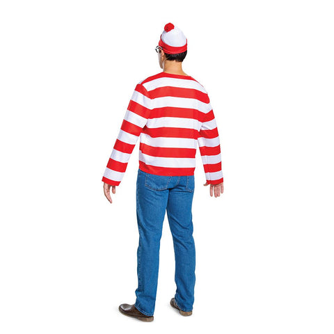 Where's Wally Costume - Adult