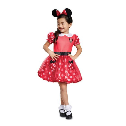 Red Minnie Mouse Costume - Child