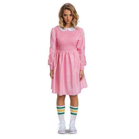Costume Onze (robe rose) - Stranger Things - Adulte