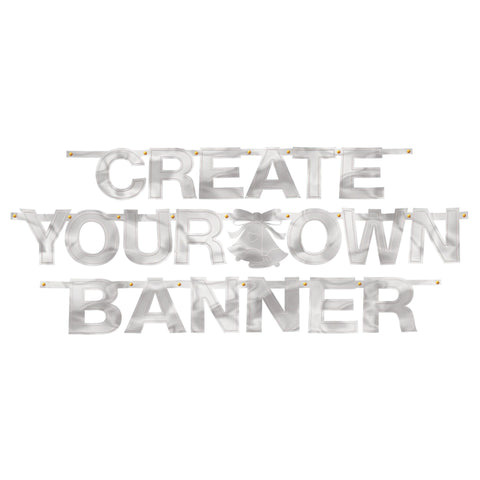 Silver Foil Create-Your-Own Letter Banner