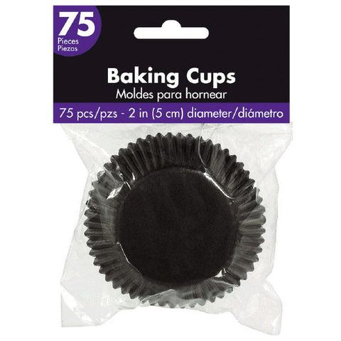 Moules à muffins - Noir (75/pqt.)