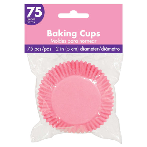 Moules en papier pour cupcake - Rose (75/pqt)