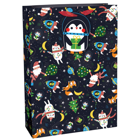 Christmas in Space Jumbo Gift Bag