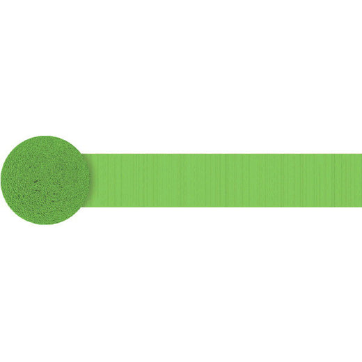 Rouleau de papier crépon - Vert (81 pi)