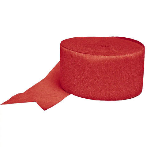 Crepe Paper Roll - Red (81 ft)