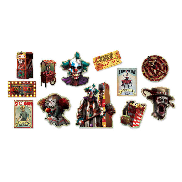 Décoration - Carnaval (12/pqt)