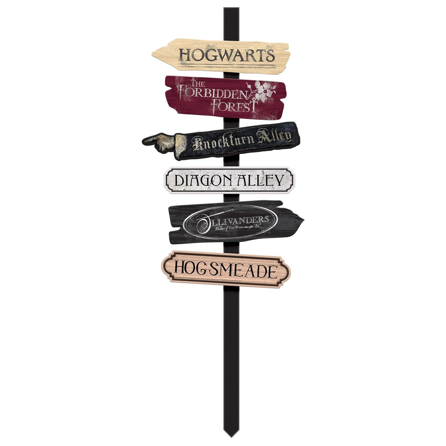 Pieu de jardin directionnel - Harry Potter
