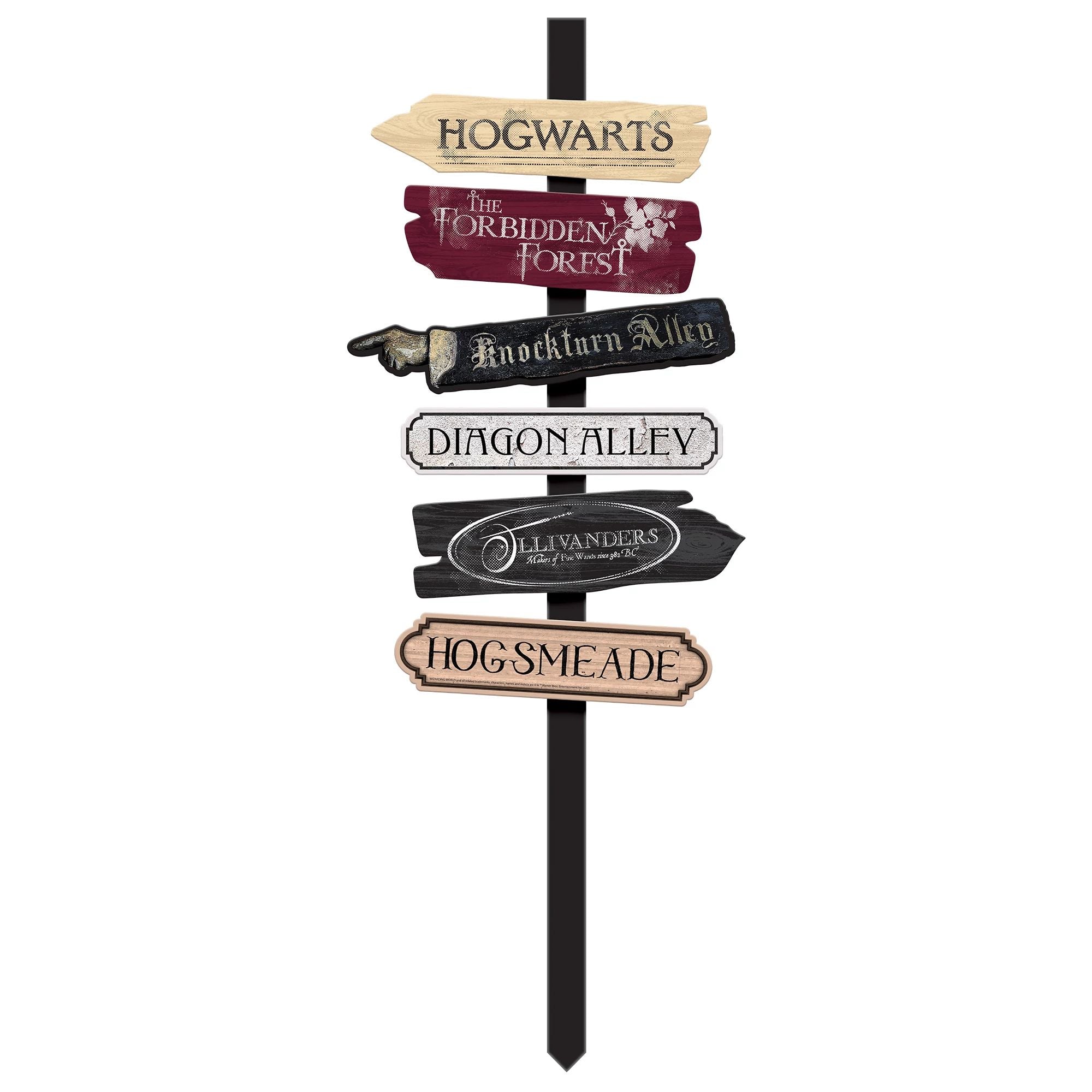 Pieu de jardin directionnel - Harry Potter