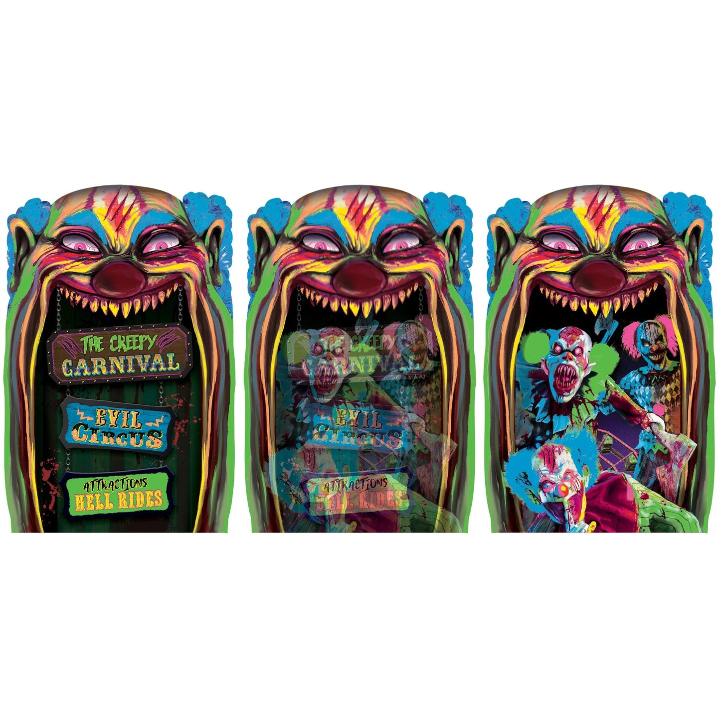 Lenticulaire - Creepy Carnival Blacklight