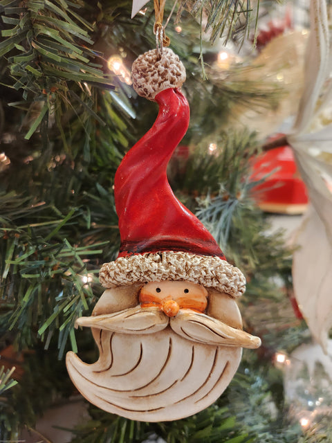 Santa Claus Ornament (5in)