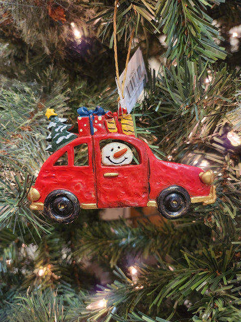 Red Truck Ornament (4.5in)