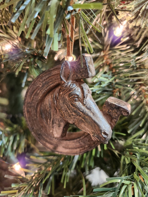 Horse Head Ornament (3in)