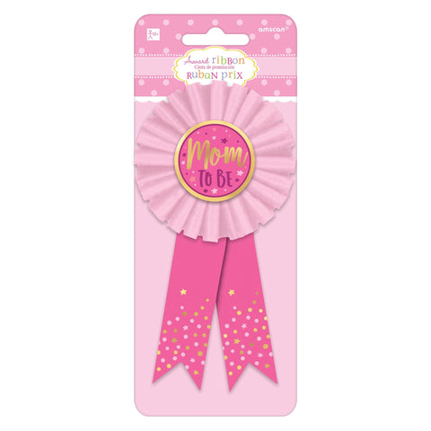 * Gender Reveal Mom To Be Award Ribbon