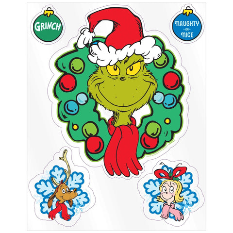 Décoration de fenêtre - Le Grinch