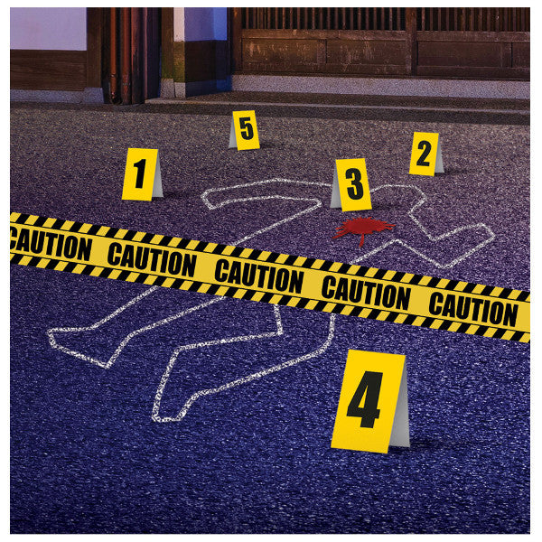 Crime Scene Decoration Set
