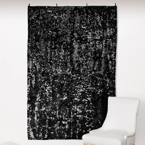 Sequin Backdrop - Black