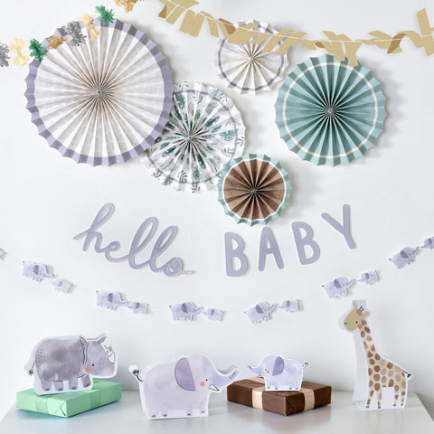 Ensemble de décorations - Collection Jungle Baby