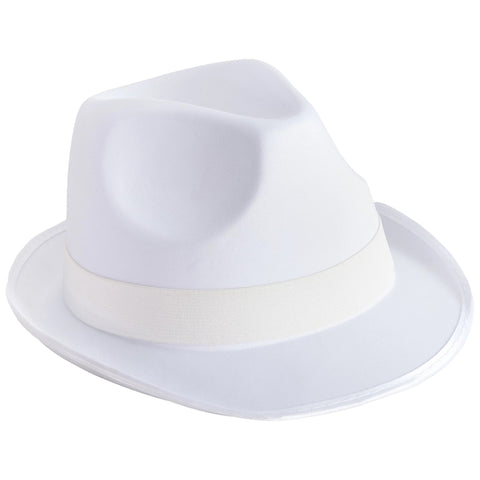 Chapeau fedora - Blanc