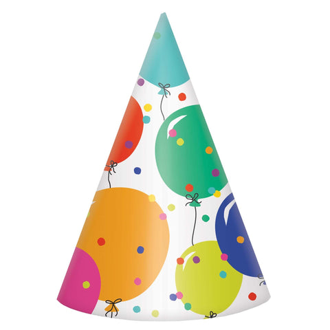 Party hats for party/birthday (8/pkg)