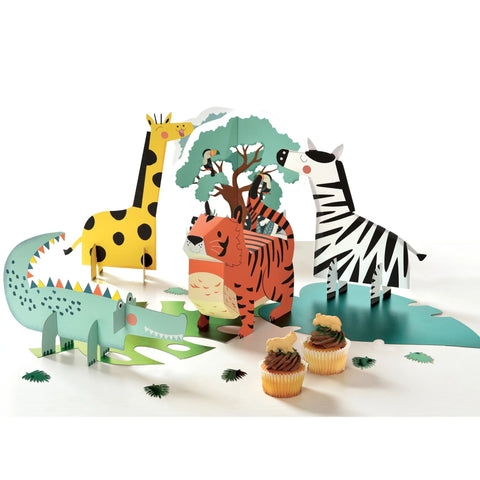 Centerpiece Decoration Set - Jungle (5/pkg)