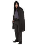 Cape noir à capuchon pour adulte - Costume - Boo'tik d'Halloween