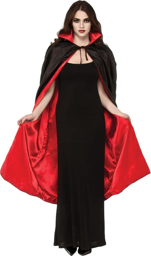 Cape de Vampire - Noir et Rouge - Adulte