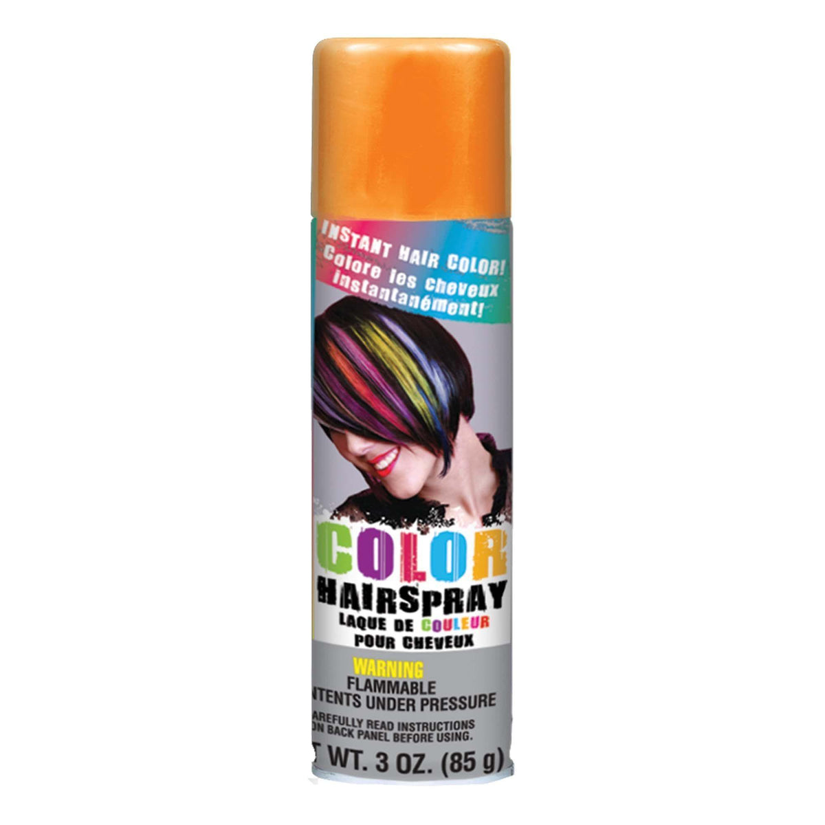 Laque pour cheveux - Orange - Maquillage - Boo'tik d'Halloween