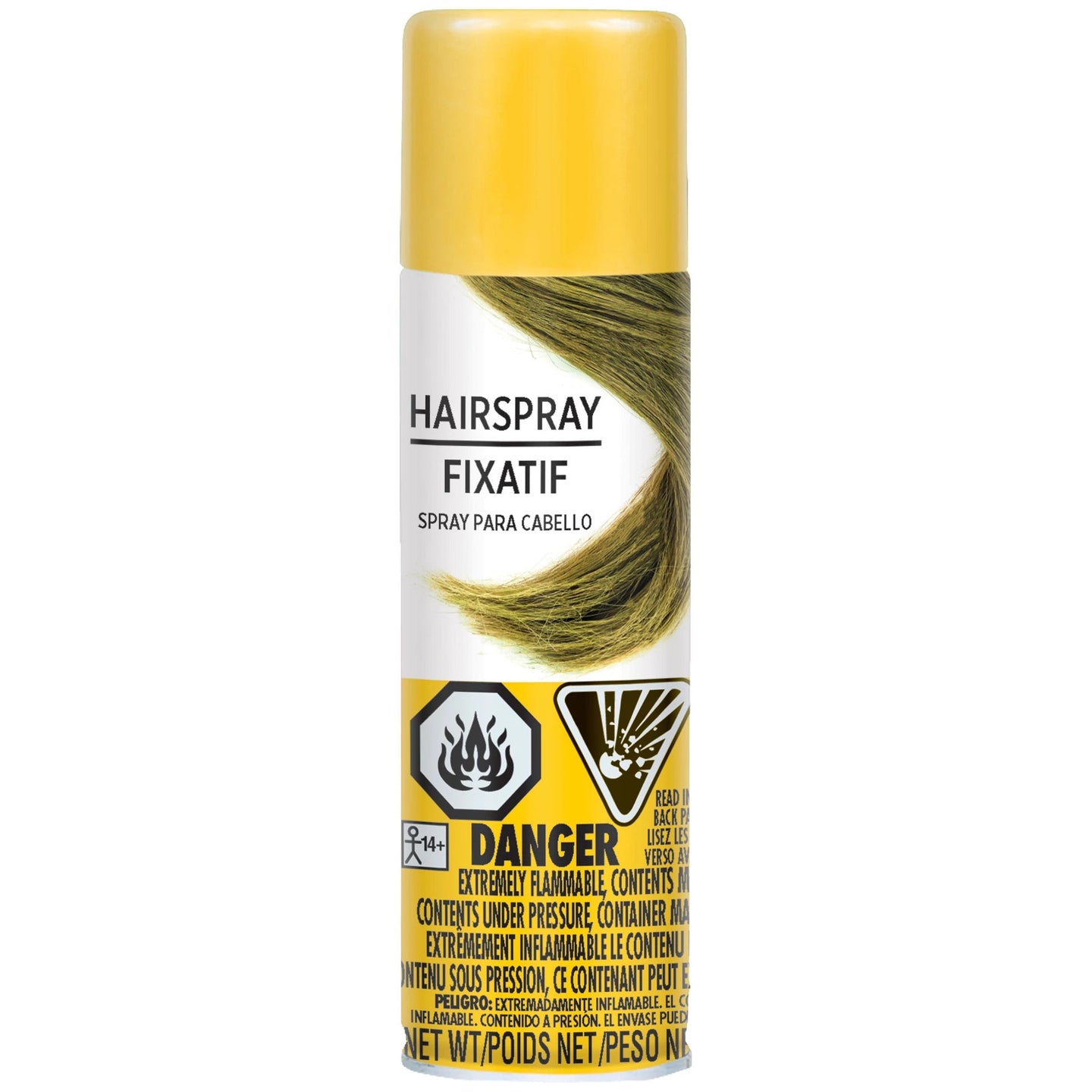 Laque pour cheveux (fixatif) - Jaune