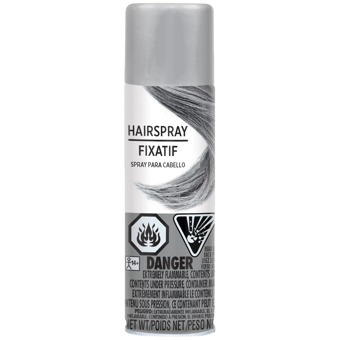 Laque pour cheveux (fixatif) - Gris