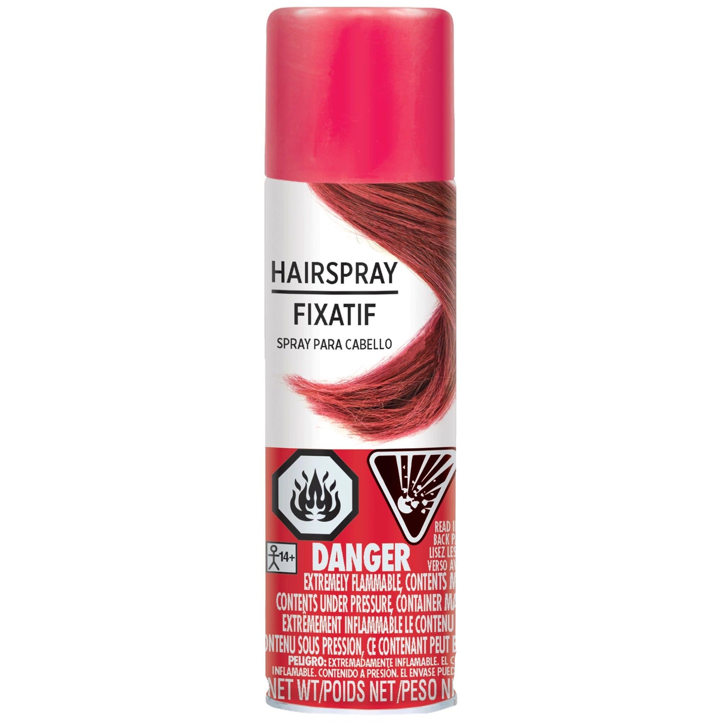 Laque pour cheveux (fixatif) - Rouge