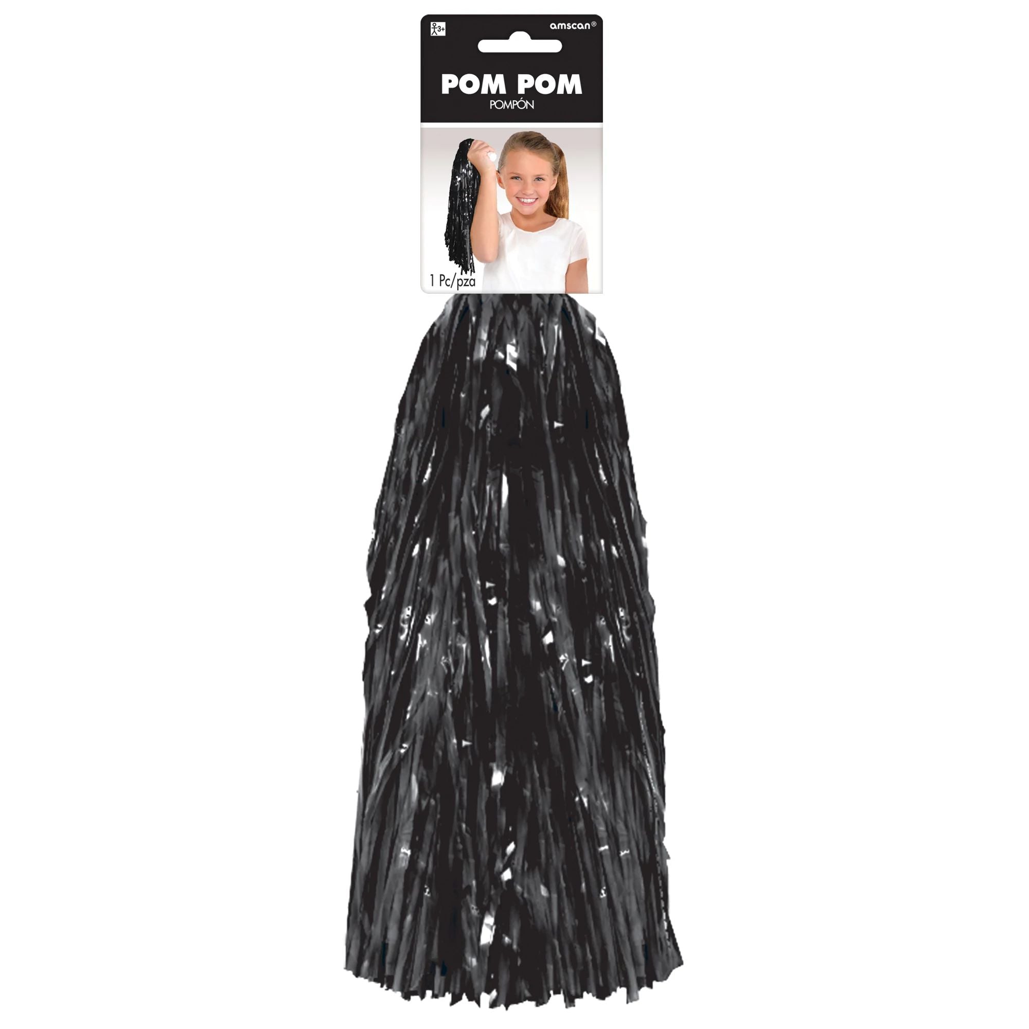 Pompon noir (15")