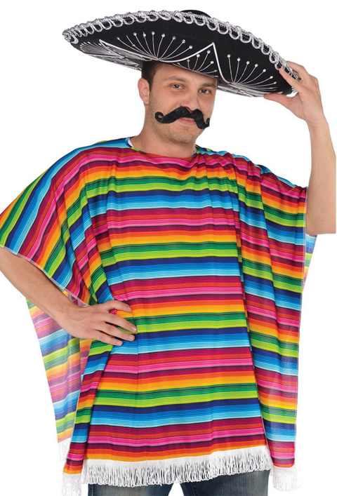 Multicolored serape party