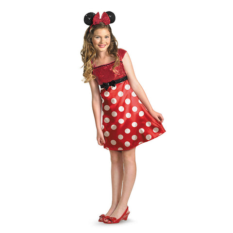 Red Minnie Costume - Girl