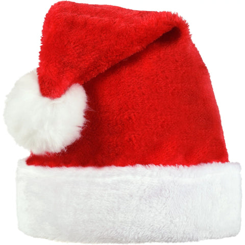 Plush Santa Hat - Adult