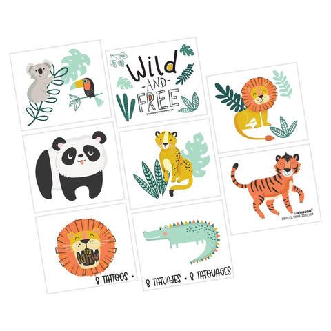 Tattoos - Jungles (8/pkg)