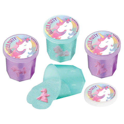 Unicorn Glitter Putty High Count Favor