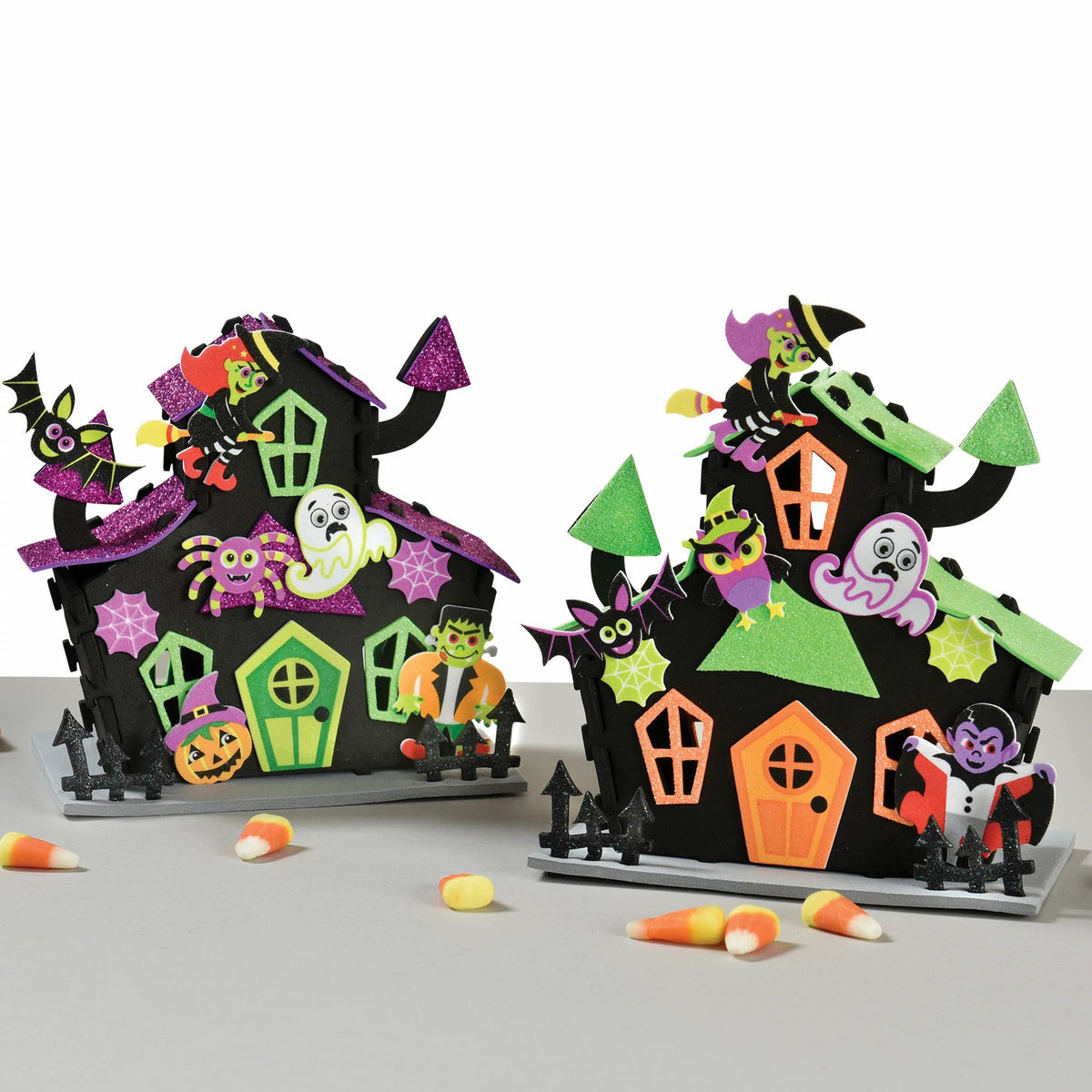 Ensemble d'artisanat de maison hantée d'Halloween