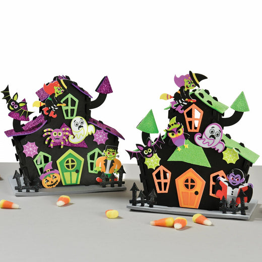 Ensemble d'artisanat de maison hantée d'Halloween
