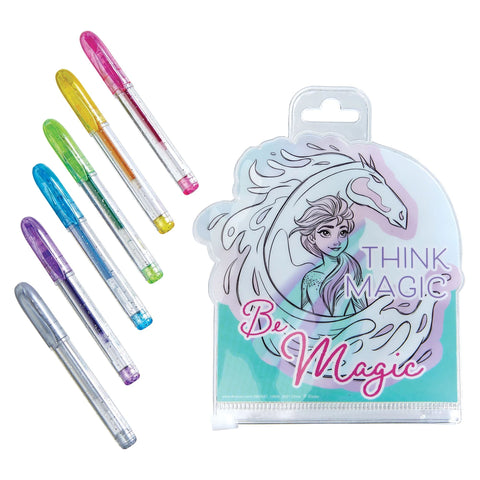 * ©Disney Frozen Die-Cut Pouch w/ Gel Pens